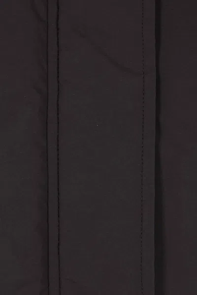 Alexander Wang Black Stretch Polyester Down Jacket In Black