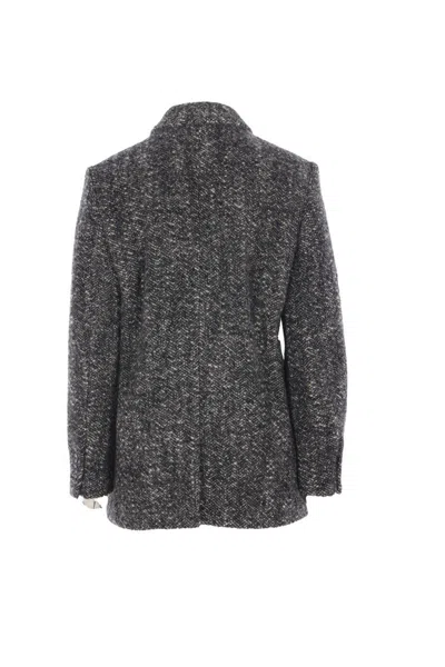 Isabel Marant Double-breasted Coat Featuring Belt Detail In Gray