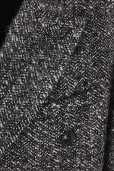 Isabel Marant Double-breasted Coat Featuring Belt Detail In Gray