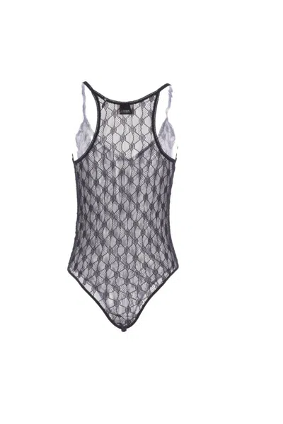 Isabel Marant Mildy Thong Bodysuit Black In Blue