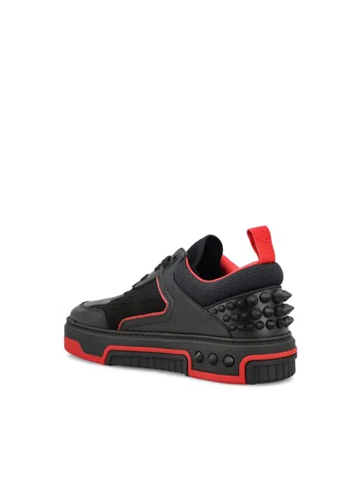 Christian Louboutin Louboutin Sneakers Astroloubi Men Leather Black In Black
