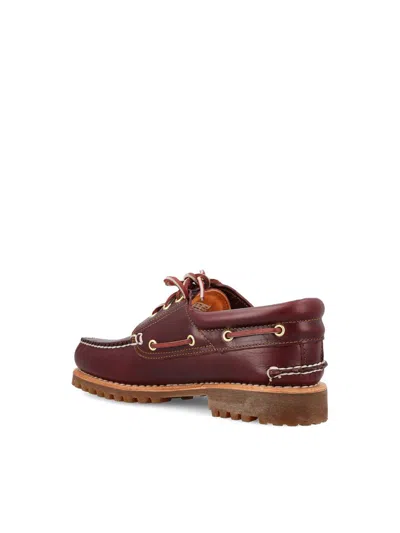 Timberland Authentic Boat Shoe In Purple