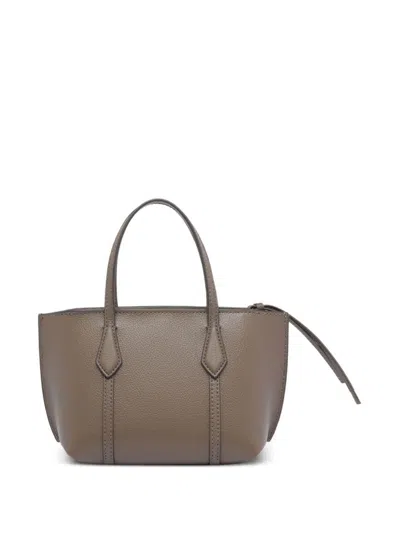 Tory Burch Mini Perry Tote Bag With Removable Strap In Brown