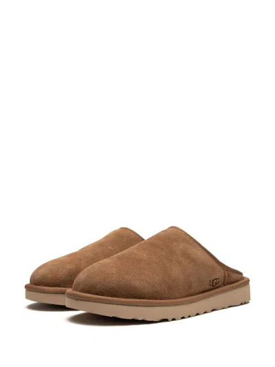 Ugg 10mm Classic Slip-on Shearling Loafers In Chestnut