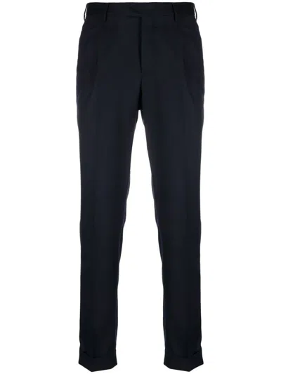Pt Torino Tapered Slim-fit Trousers In Blue