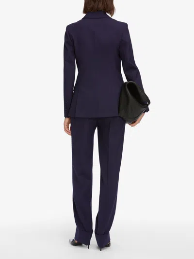 Frame The Cuffed Pleated Trouser Pants In Black