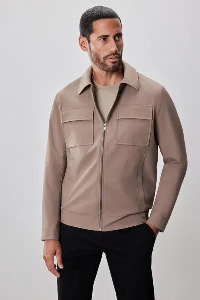 Robert Barakett Jerry Utility Jacket In Brown