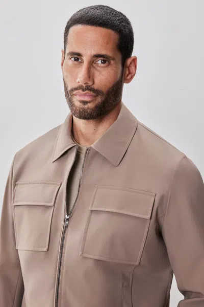 Robert Barakett Jerry Utility Jacket In Brown