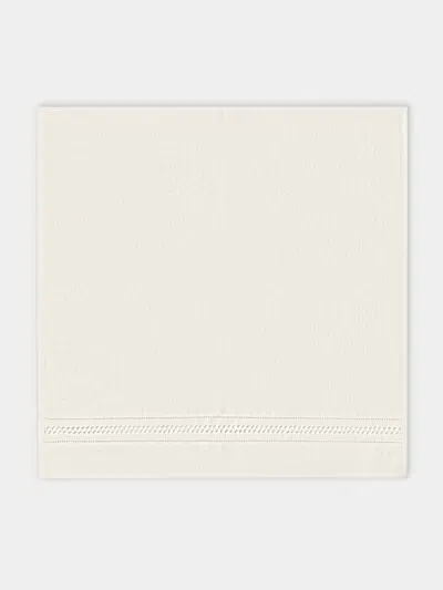 Volga Linen Diamond-stitch Linen Napkins (set Of 6)