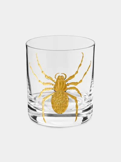 Artel Cabinet Of Curiosities Hand-engraved Gilded Crystal Double Old Fashioned Tumbler