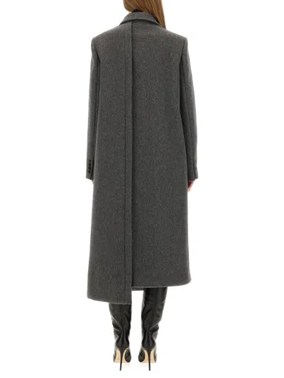 Zona20 Milano Aurelian Double-breasted Coat In Black