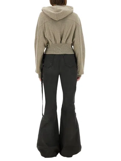 Rick Owens X Drkshdw "gimp Collage" Sweatshirt In Gray