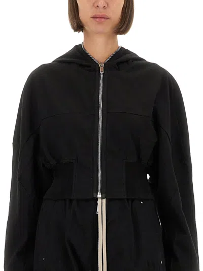 Rick Owens X Drkshdw "gimp Collage" Sweatshirt In Black