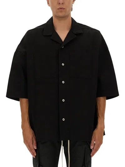 Rick Owens X Drkshdw "magnum Tommy" Shirt In Black