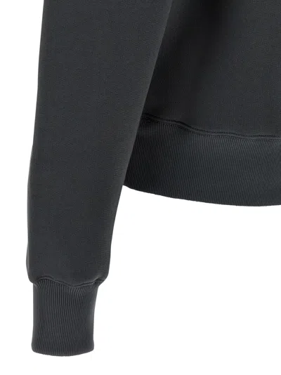 Ami Alexandre Mattiussi Ami De Coeur Sweatshirt Gray In Black