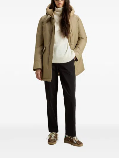 Woolrich Insulated Parka With Hood And Pockets