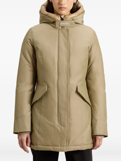 Woolrich Insulated Parka With Hood And Pockets