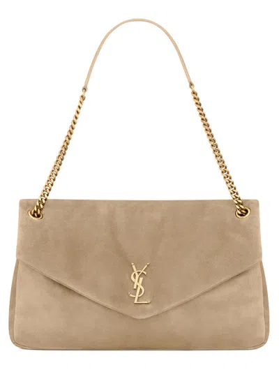 Saint Laurent Calypso Large Suede Bag
