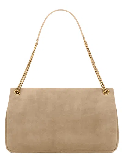 Saint Laurent Calypso Large Suede Bag
