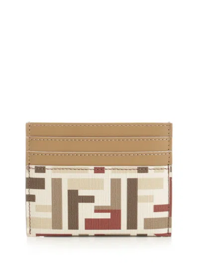 Fendi Baguette Wallets Multicolor In Gold