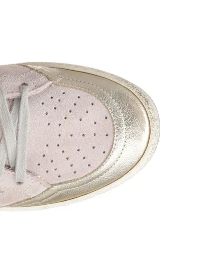 Golden Goose Ballstar Suede Upper Toe Tongue Heel And Spur Leather Star Sneakers Multicolor In Neutral