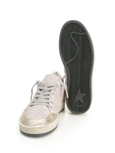 Golden Goose Ballstar Suede Upper Toe Tongue Heel And Spur Leather Star Sneakers Multicolor In Neutral