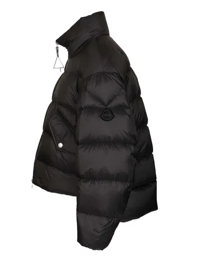 Moncler Genius Moncler X Edward Enninful Blas Short Matte Down Jacket In Black