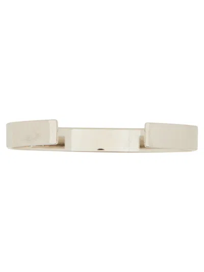 Mm6 Maison Margiela Numeric Signature Rigid Bracelet In Neutral