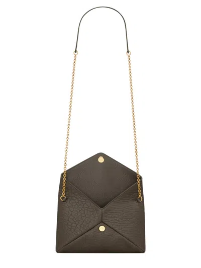 Saint Laurent Clutch Bag With Chain Cassandras