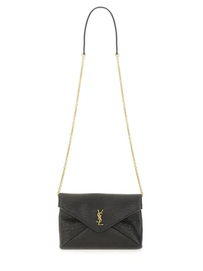 Saint Laurent Clutch Bag With Chain Cassandras