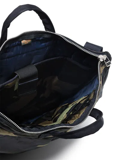 Porter Counter Shade Helmet Bag In Brown