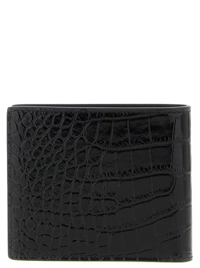 Tom Ford Crocodile Leather Wallet Wallets And Card Holders Brown