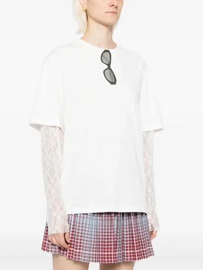 Ground Zero Printed T-shirt In White