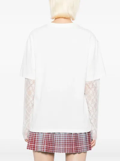 Ground Zero Printed T-shirt In White