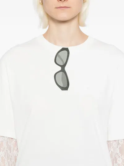 Ground Zero Printed T-shirt In White