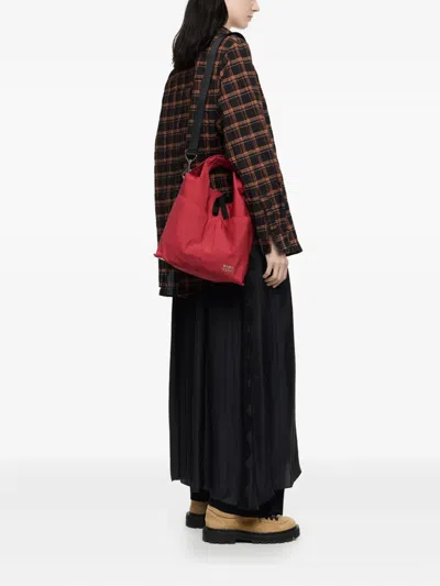 Bimba Y Lola Drawstring Tote Bag In Red