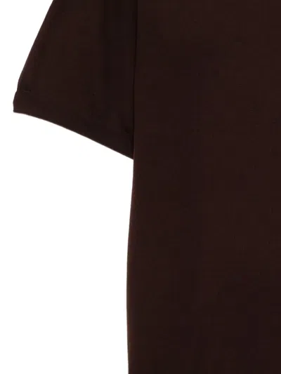 Lardini Wool T-shirt In Brown
