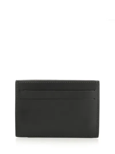 Fendi Flat Card Case Vit.king Wallets Black
