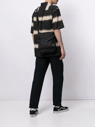 Porter Force 2way Nylon Crossbody Bag In Black