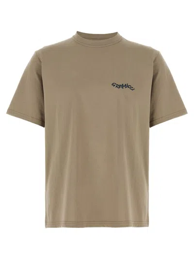 Gramicci Gecko T-shirt Beige In Brown