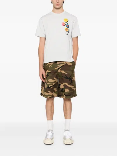 Ground Zero Printed T-shirt In Gray