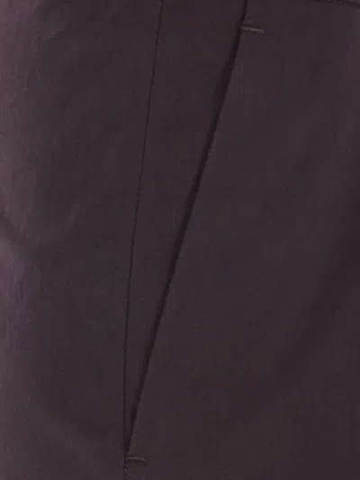 Dries Van Noten Wide Leg Trousers Pleated Design Button Detail In Brown