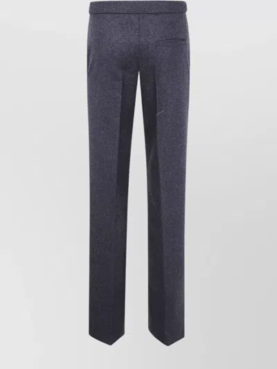 Darkpark Tailored Wool Pants With Pleats And Pockets In Black