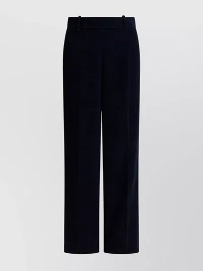 Circolo 1901 Trousers With Belt Loops And Side Pockets In Blue