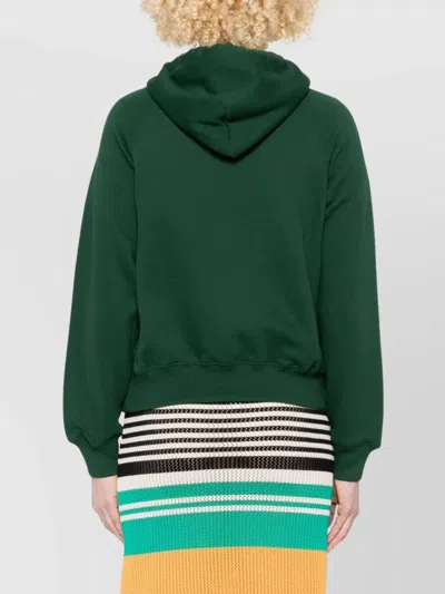 Polo Ralph Lauren Pine Green Cotton-blend Sweatshirt In Green