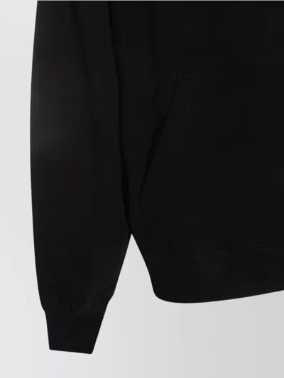 Off-white Hooded Sweatshirt Featuring Graphic Print In Black