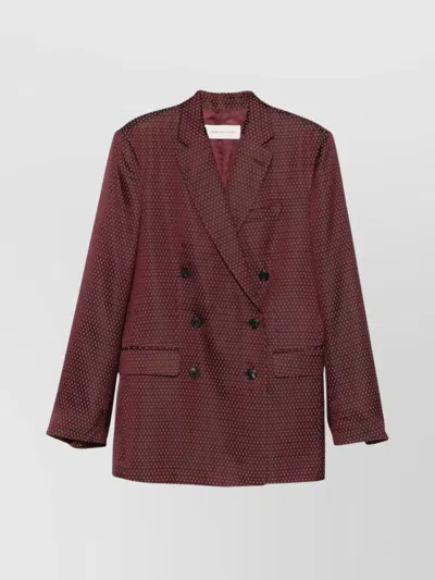 Dries Van Noten Bafya 2350 W.w. Jacket With Pockets In Red