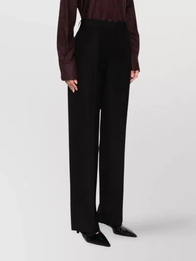Totême Toteme Women Wool Blend Trousers In Black