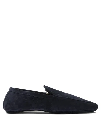 Henderson Baracco Loafers In Suede Leather In Black
