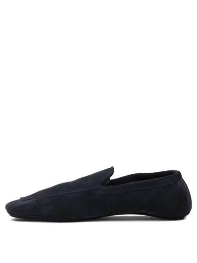 Henderson Baracco Loafers In Suede Leather In Black